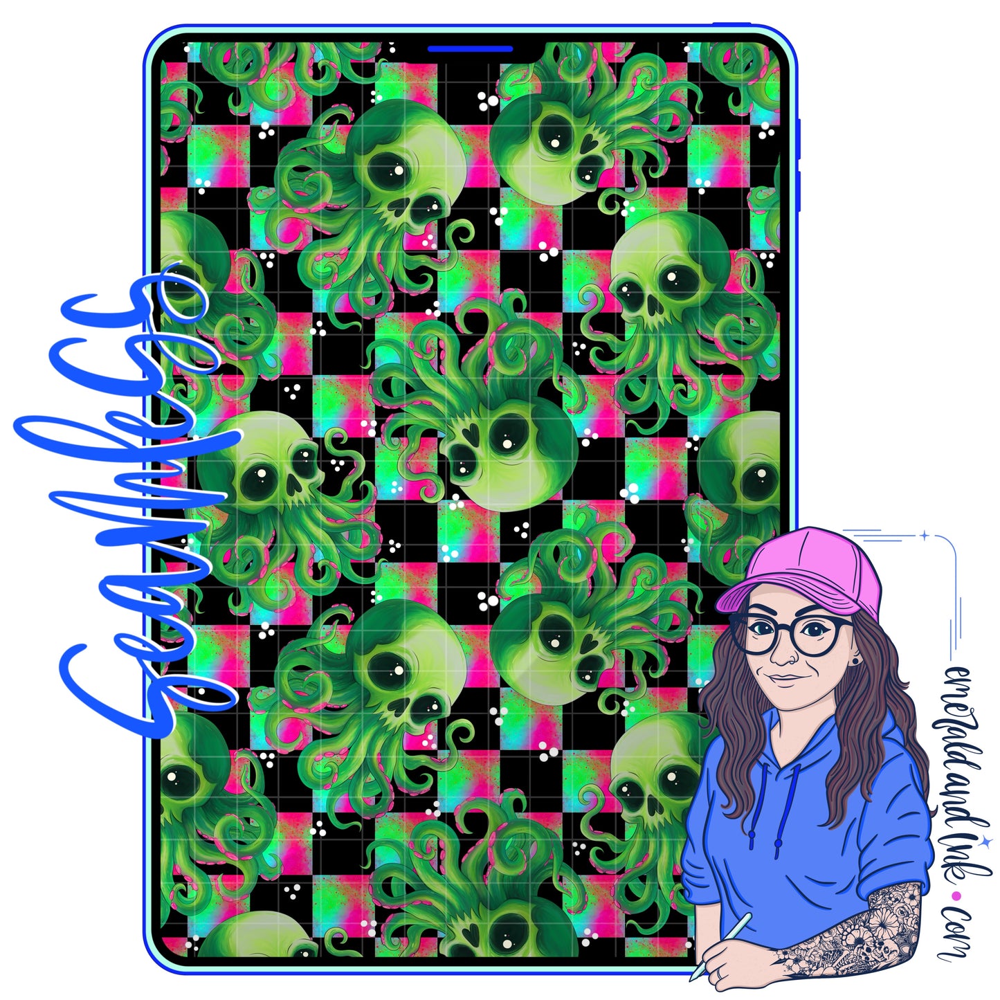 Kawaii Cryptid Collab by Diesel Designs + EMERALD & iNK