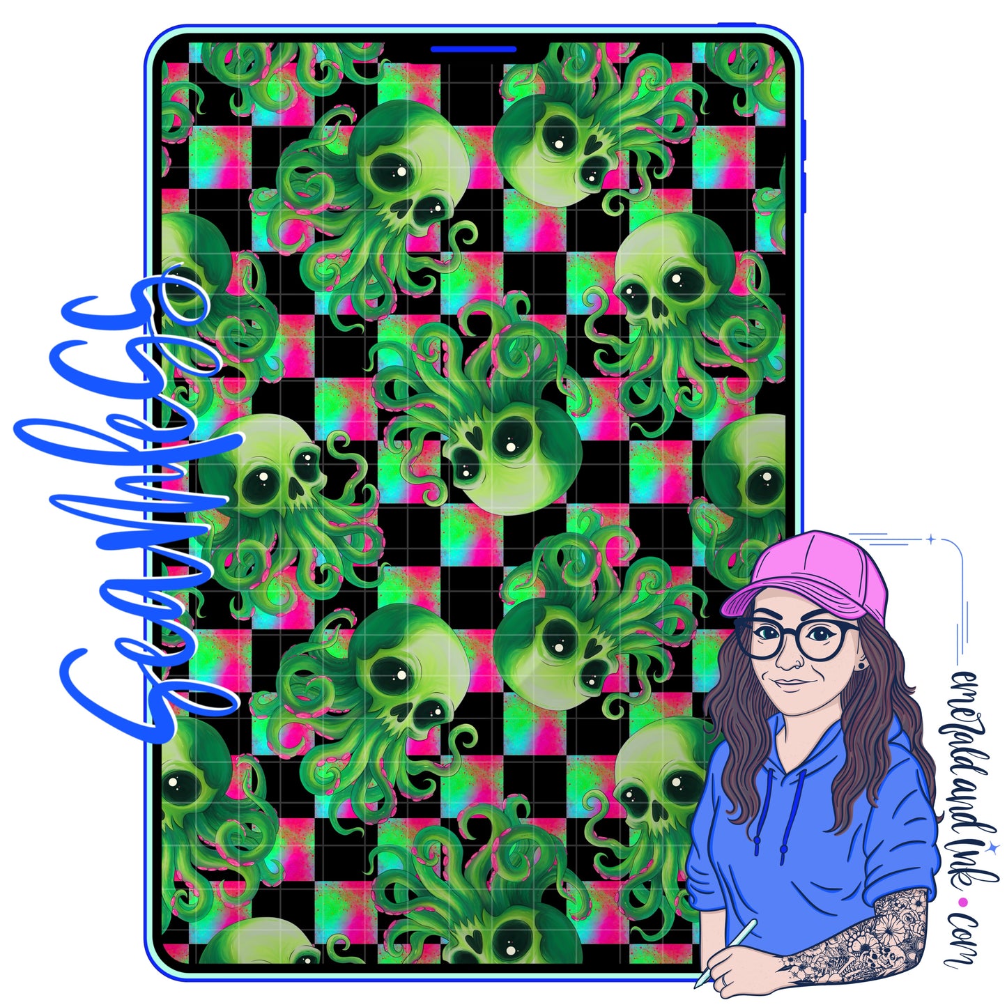 Kawaii Cryptid Collab by Diesel Designs + EMERALD & iNK
