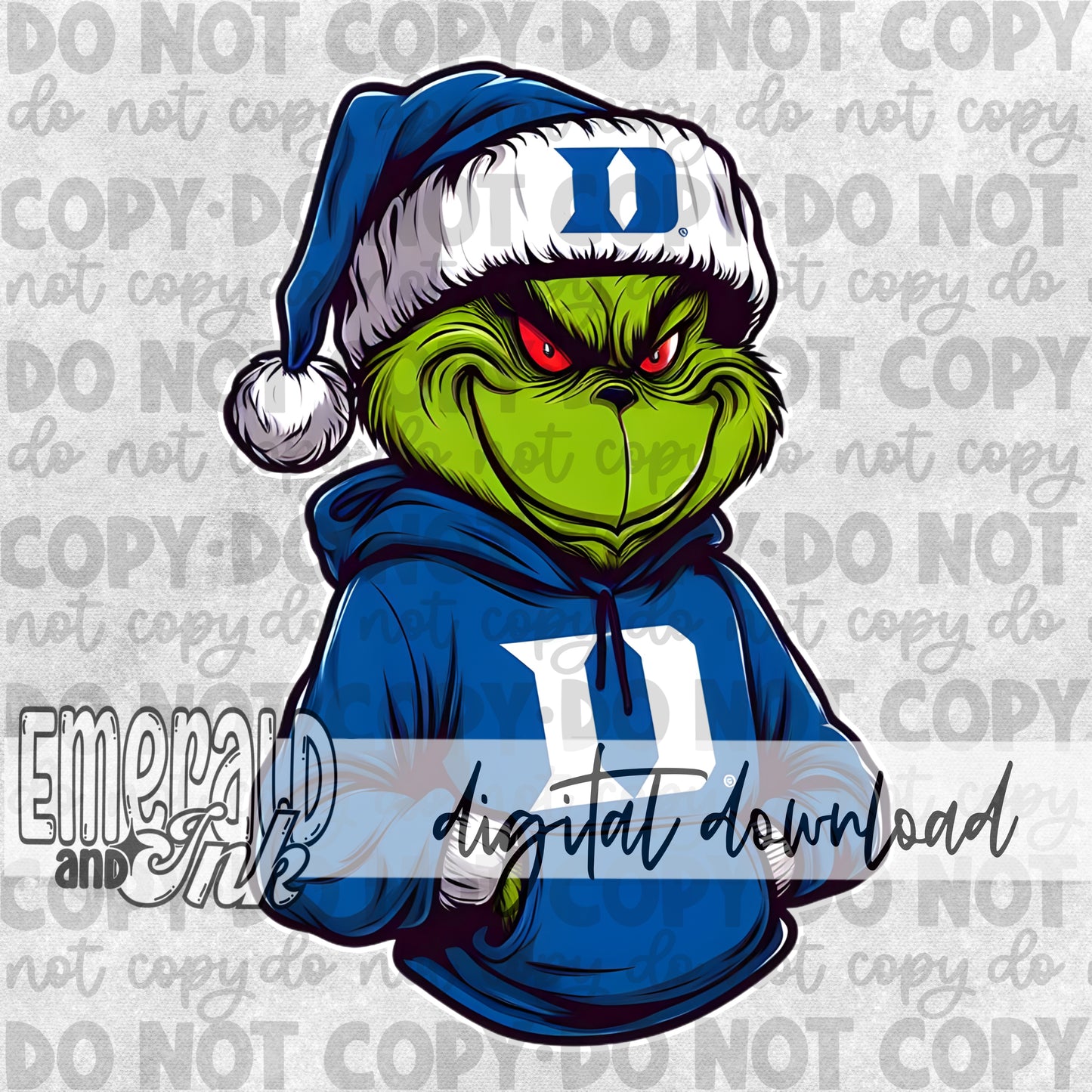 Mean Green Spirit Wear - .Duke.Blue. - Digital Download