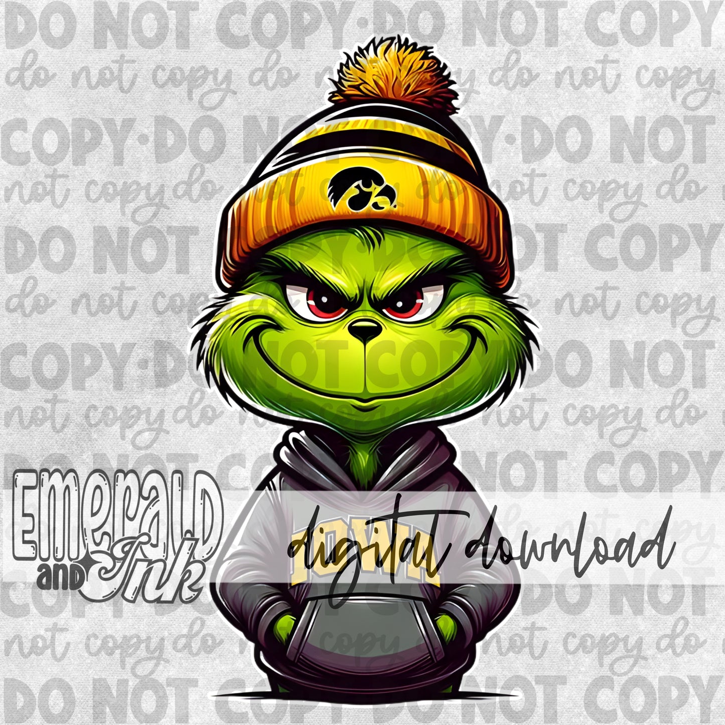 Mean Green Spirit Wear - Iowa Yellow - Digital Download