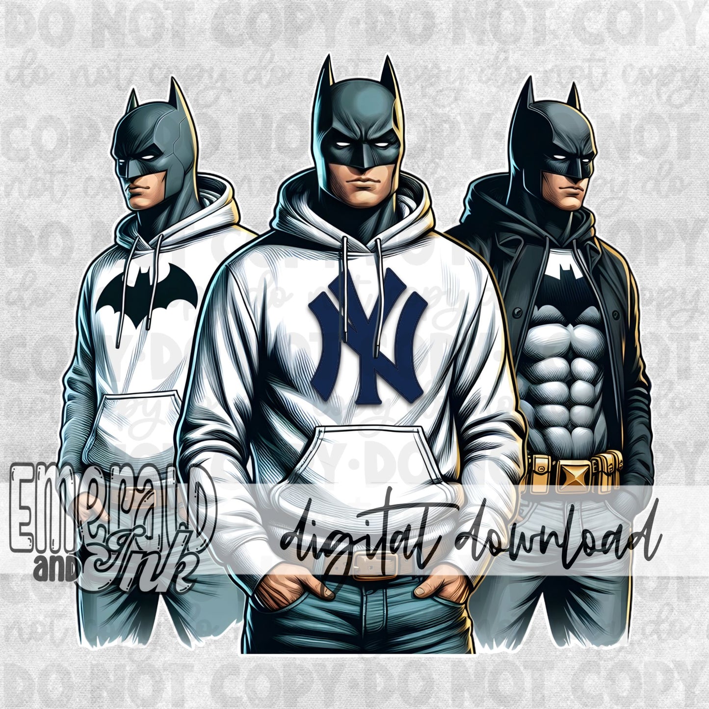 Man in Black - NY Baseball - DIGITAL Download