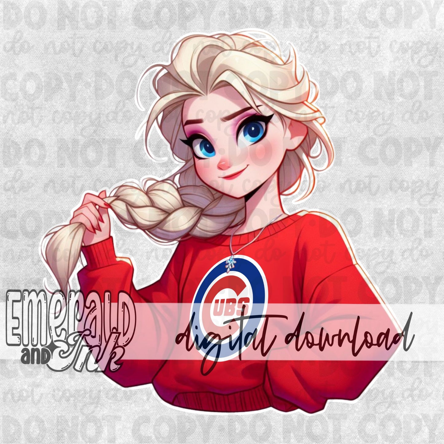 Ice Queen - Illinois Baseball - Digital Download