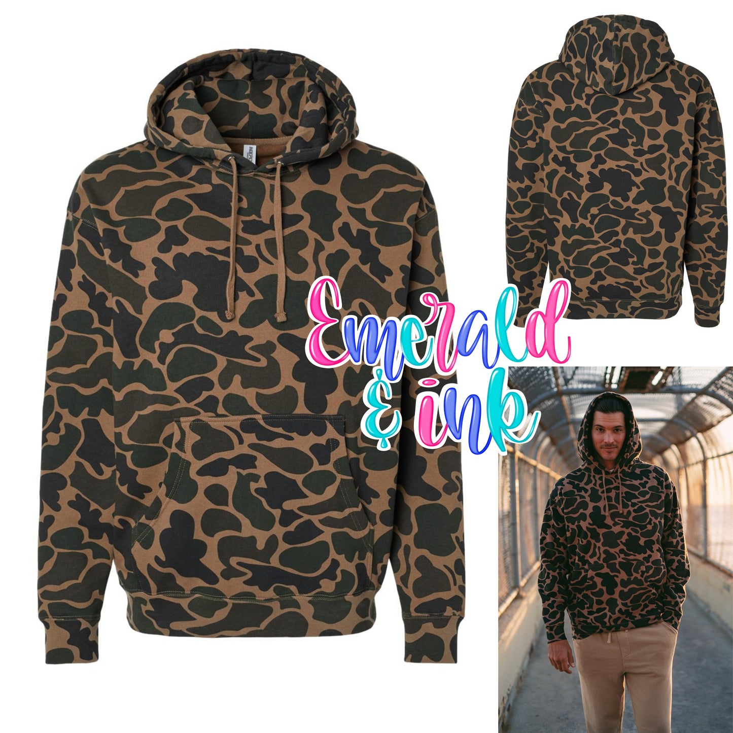 Duck Camo Hoodie - Blank