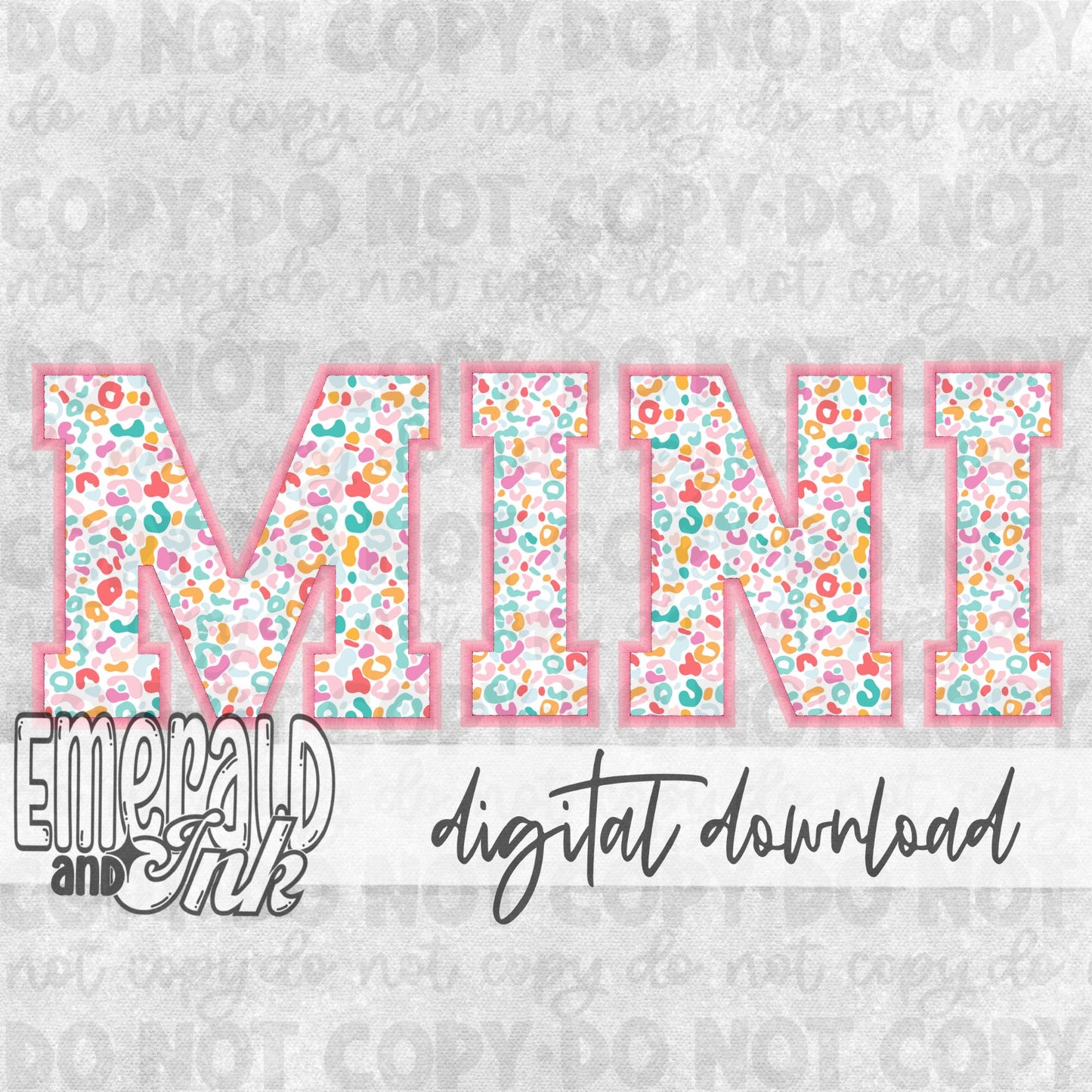 Mini Spring Leopard - DIGITAL Download