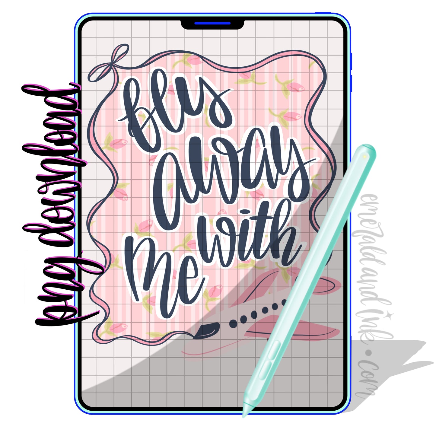 Fly Away With Me Cute Coquette - PNG Digital Download