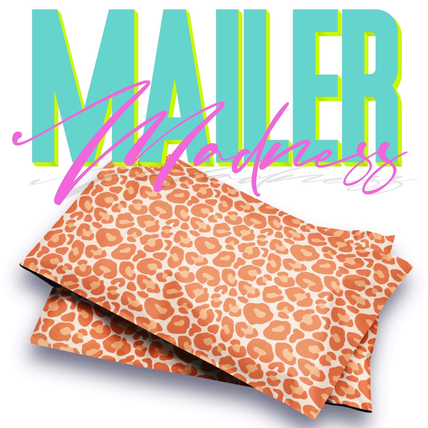 Orange Leopard Polymailer - 10"x13" 100 pack