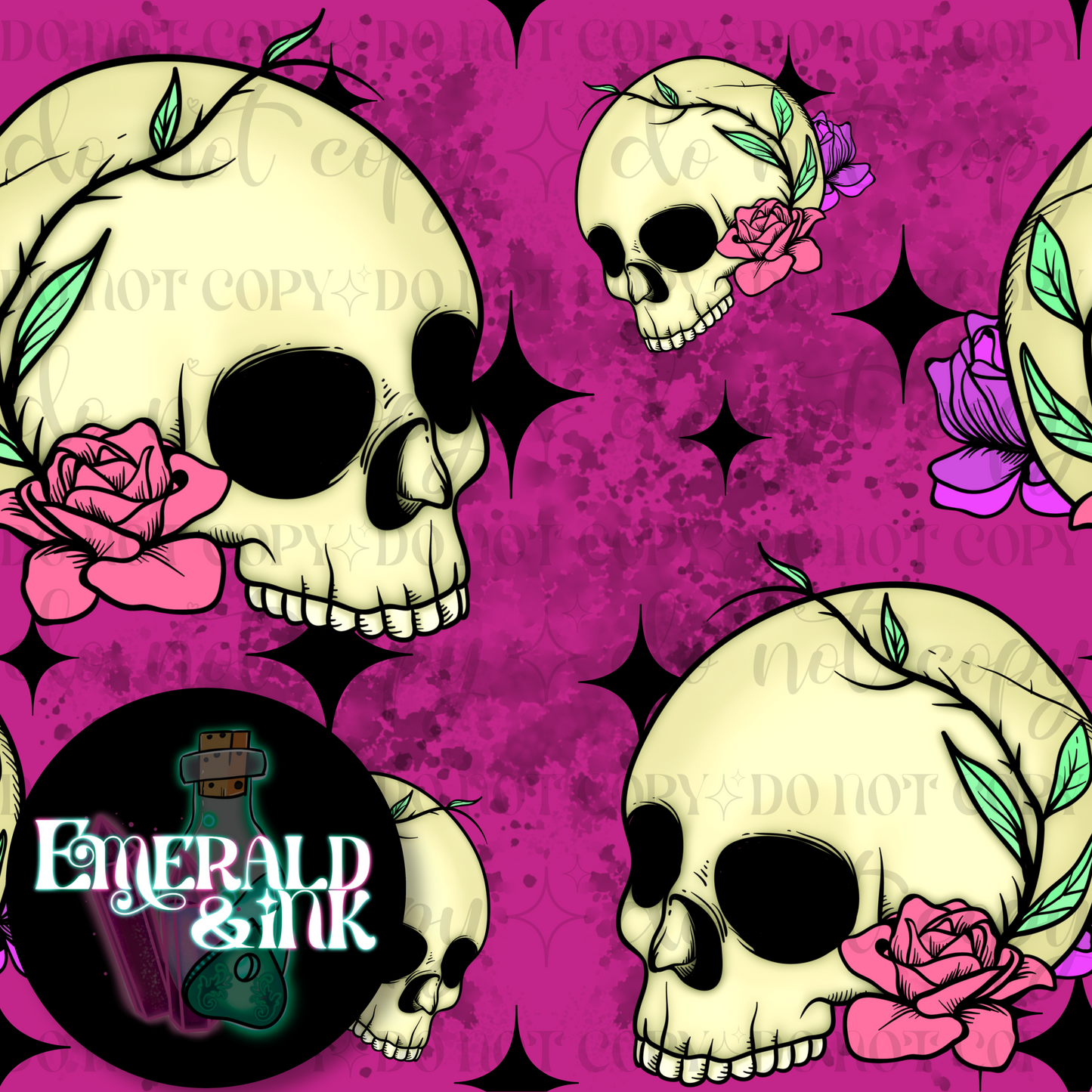 Magenta Memories Seamless DIGITAL