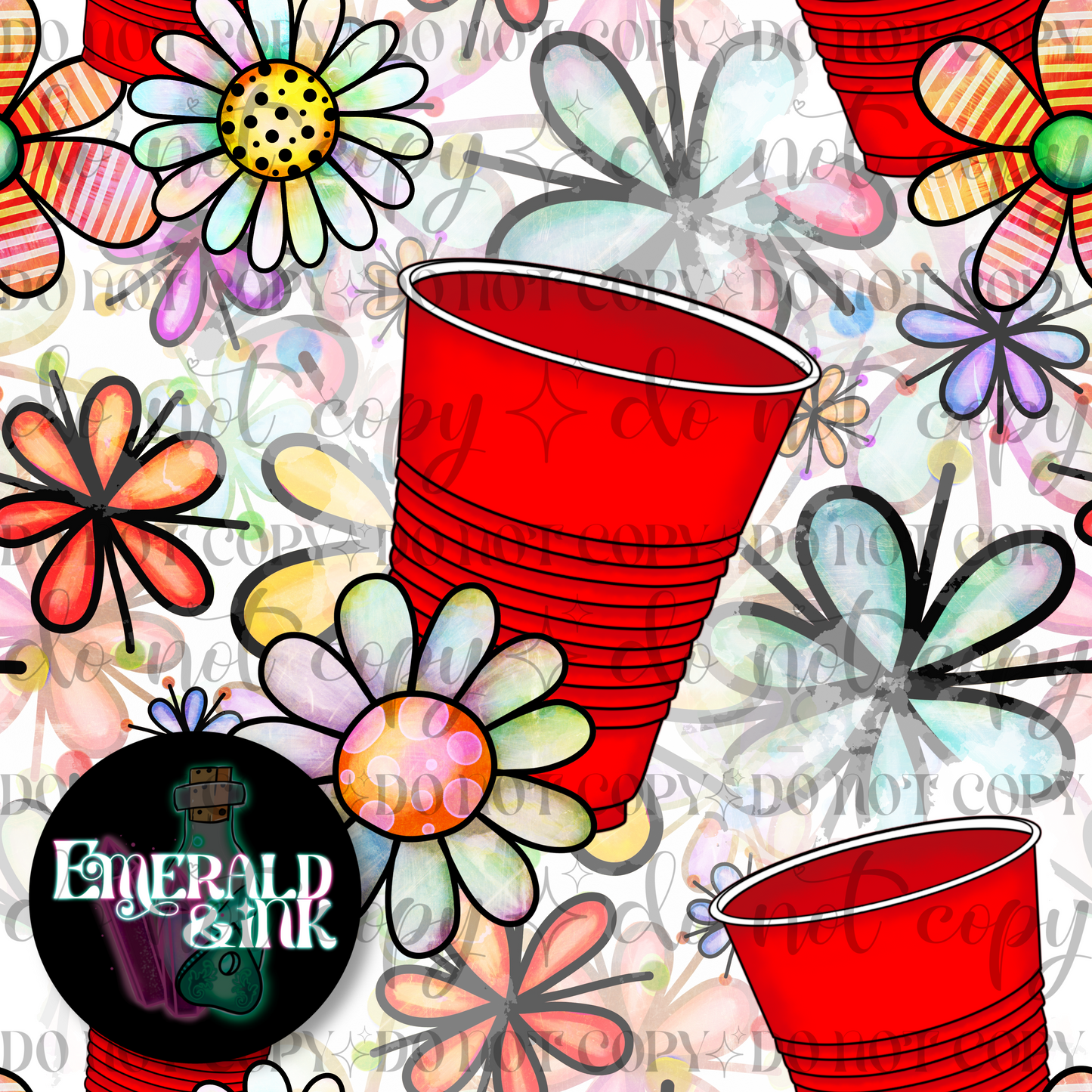 Red Cup Seamless DIGITAL