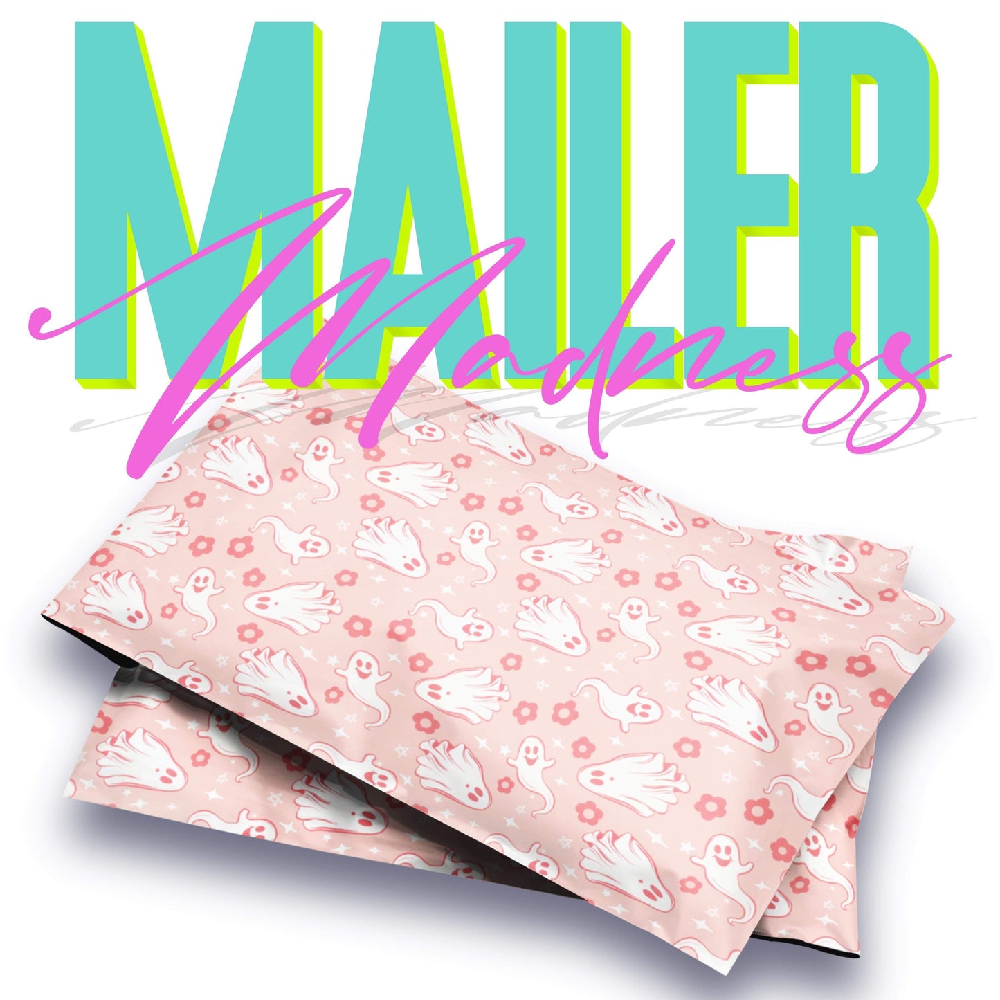 Pink Ghosties Polymailer - 10"x13" 100 pack
