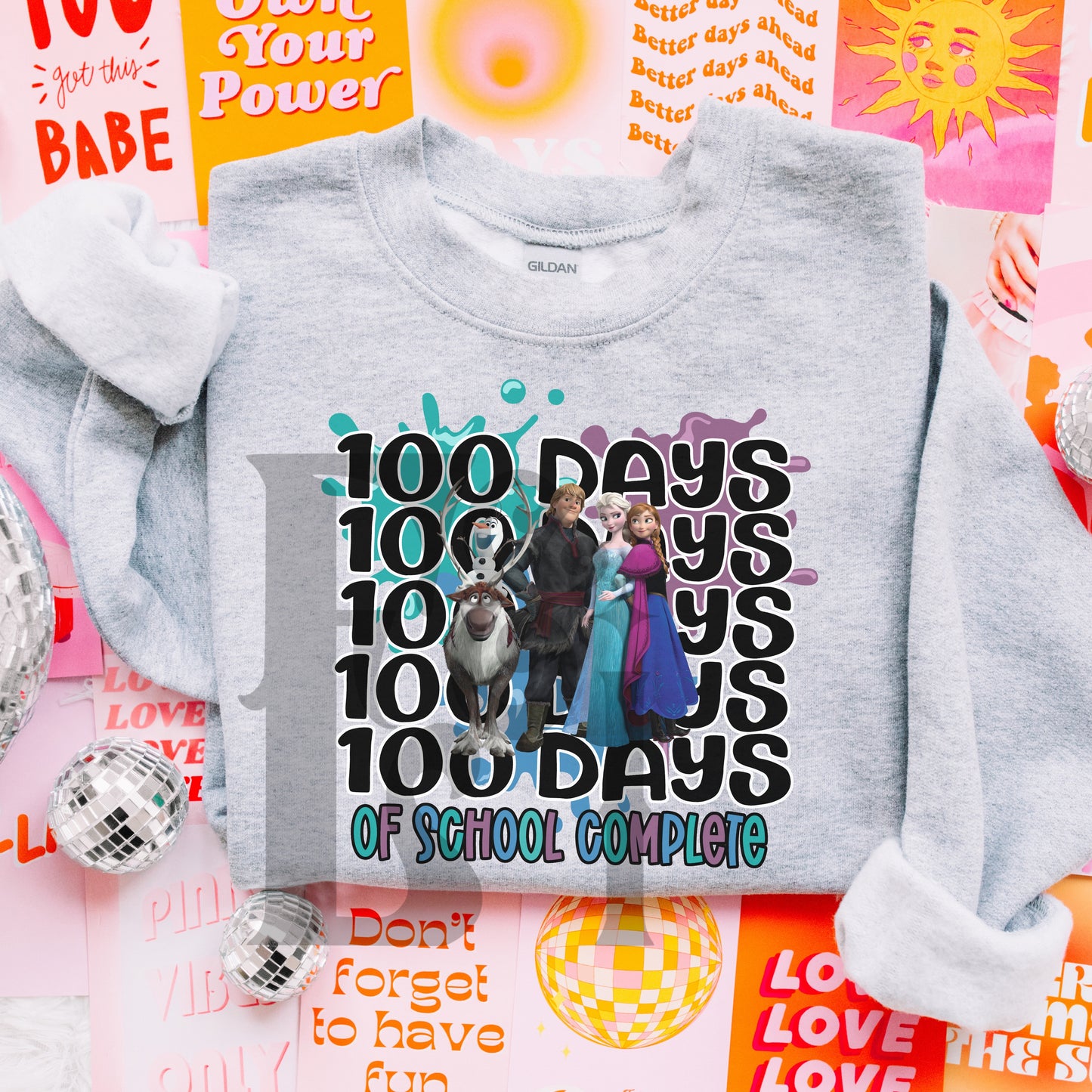 100 Days of School 1 DTF Transfer