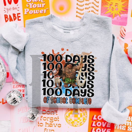 100 Days of School 2 DTF Transfer