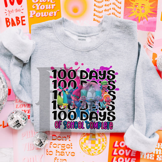 100 Days of School 3 DTF Transfer