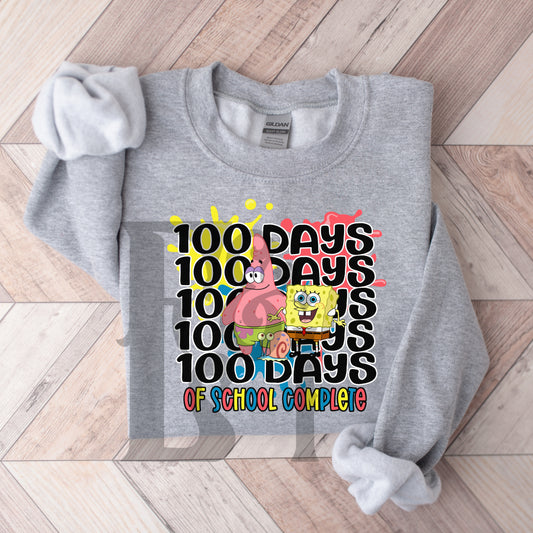 100 Days of School 6 DTF Transfer