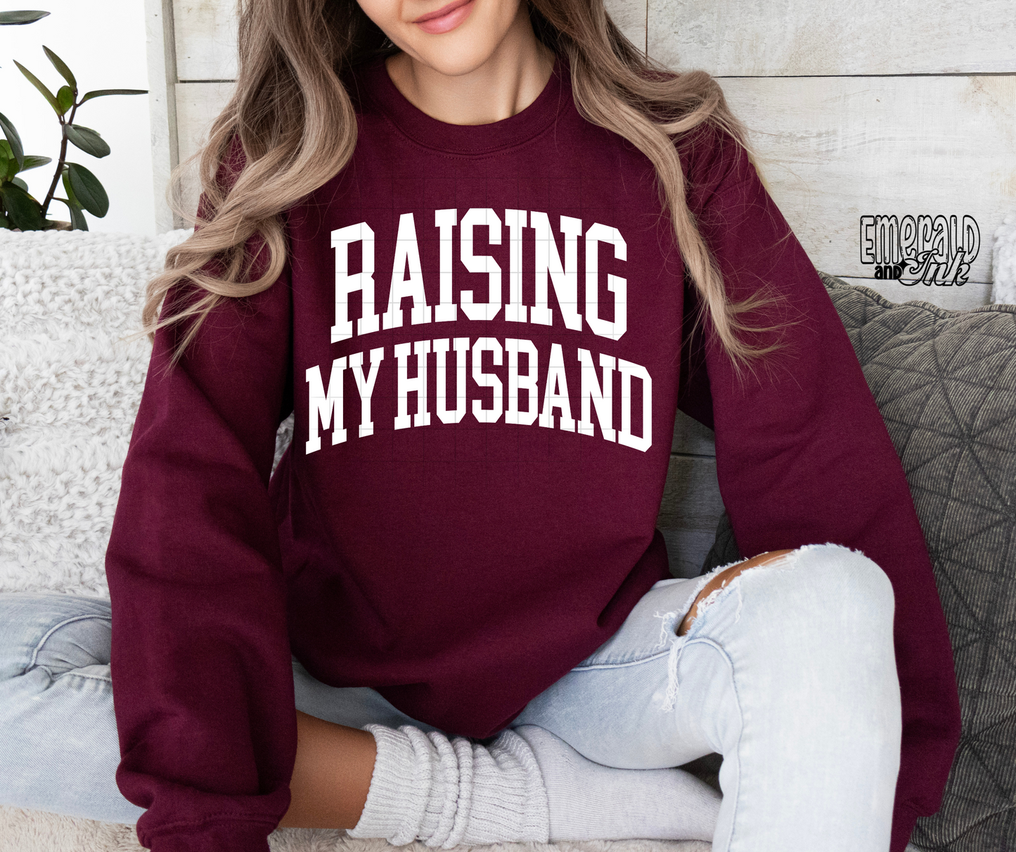 Raising My Husband (white) - DTF Transfer*TAT 7 biz days