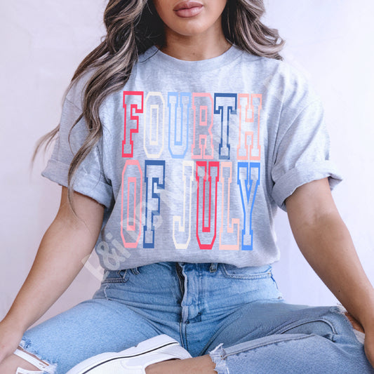 4th OF JULY Varsity - DTF Transfer