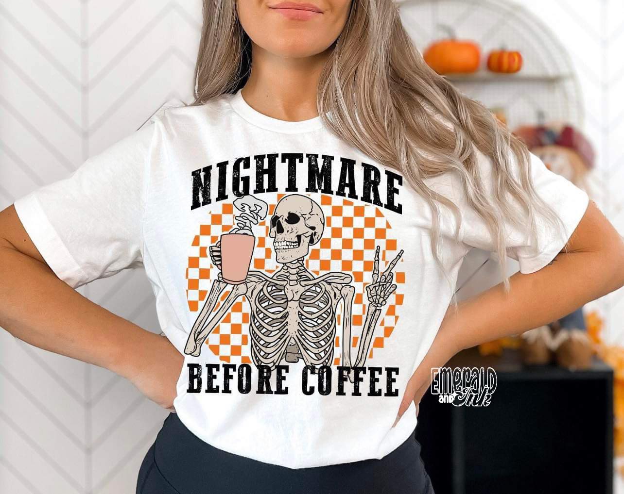 Nightmare Before Coffee - DTF Transfer*TAT 5-7 biz days