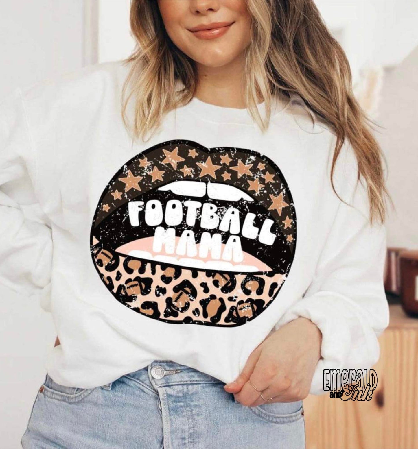 Football Mama - DTF Transfer*TAT 5-7 biz days