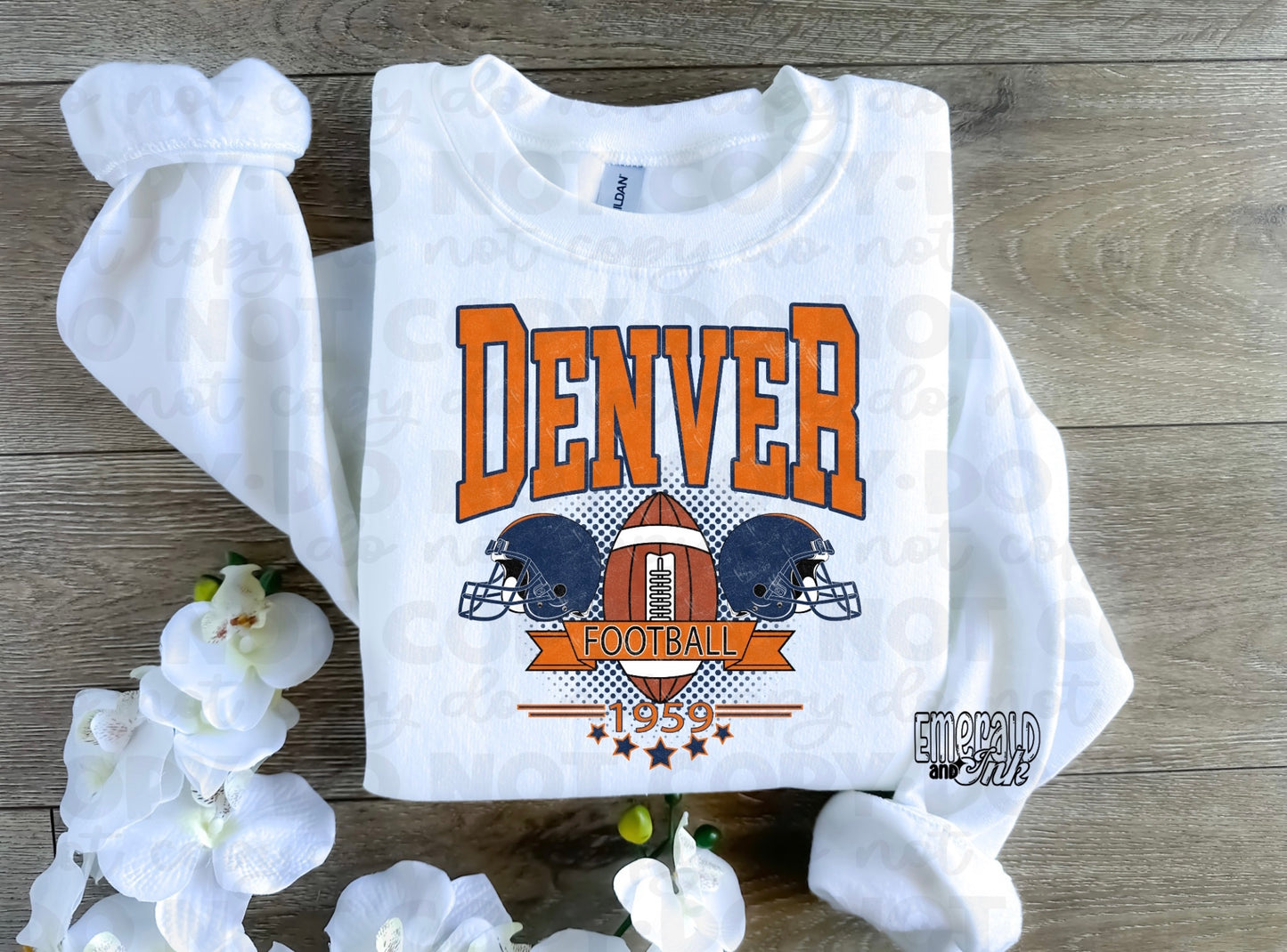 Football - Denver  - DTF Transfer*TAT 5-7 biz days