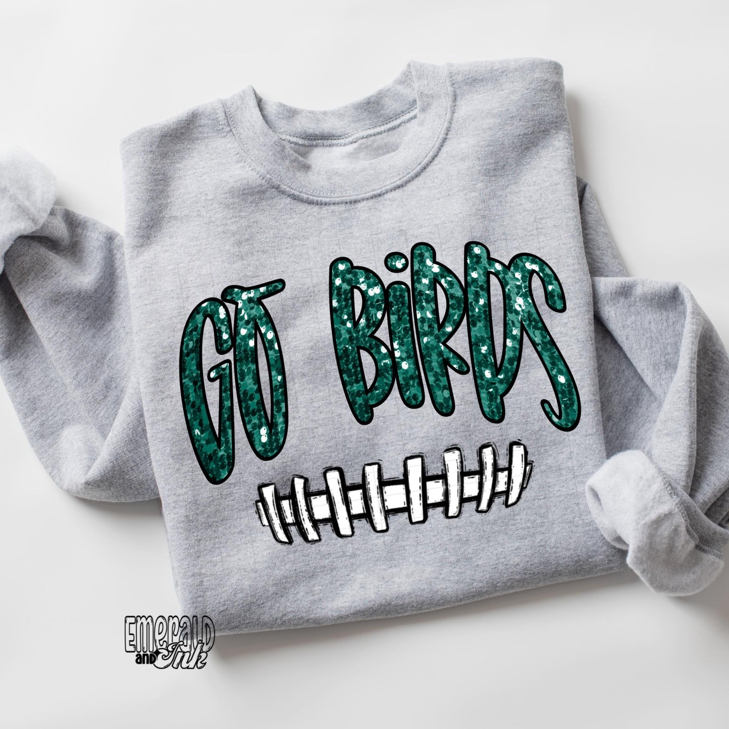 Go Birds Blingy - DTF Transfer*TAT 7 biz days