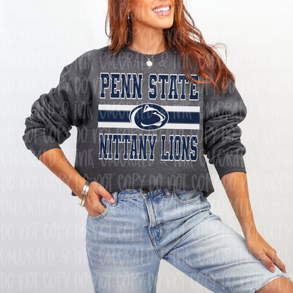 Retro Varsity Collegiate PNG Digital Download (P.State)