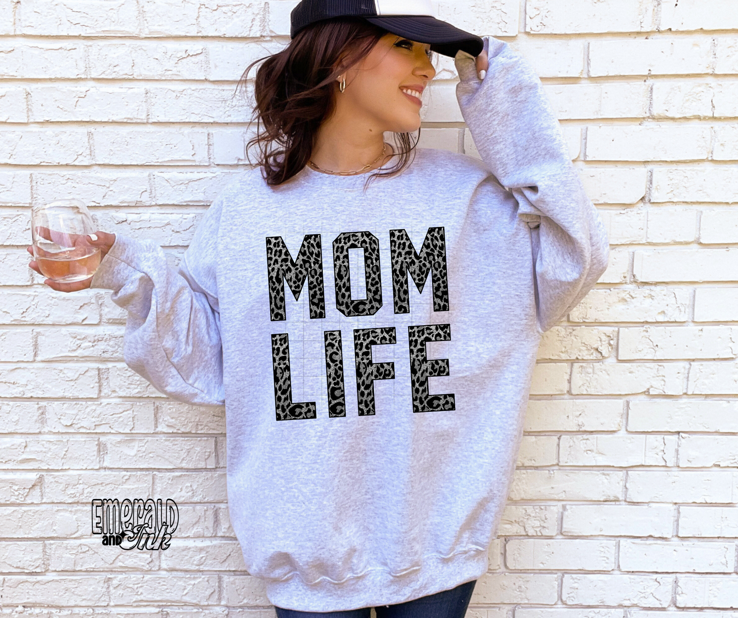 Mom Life (leopard print) - DTF Transfer*TAT 7 biz days