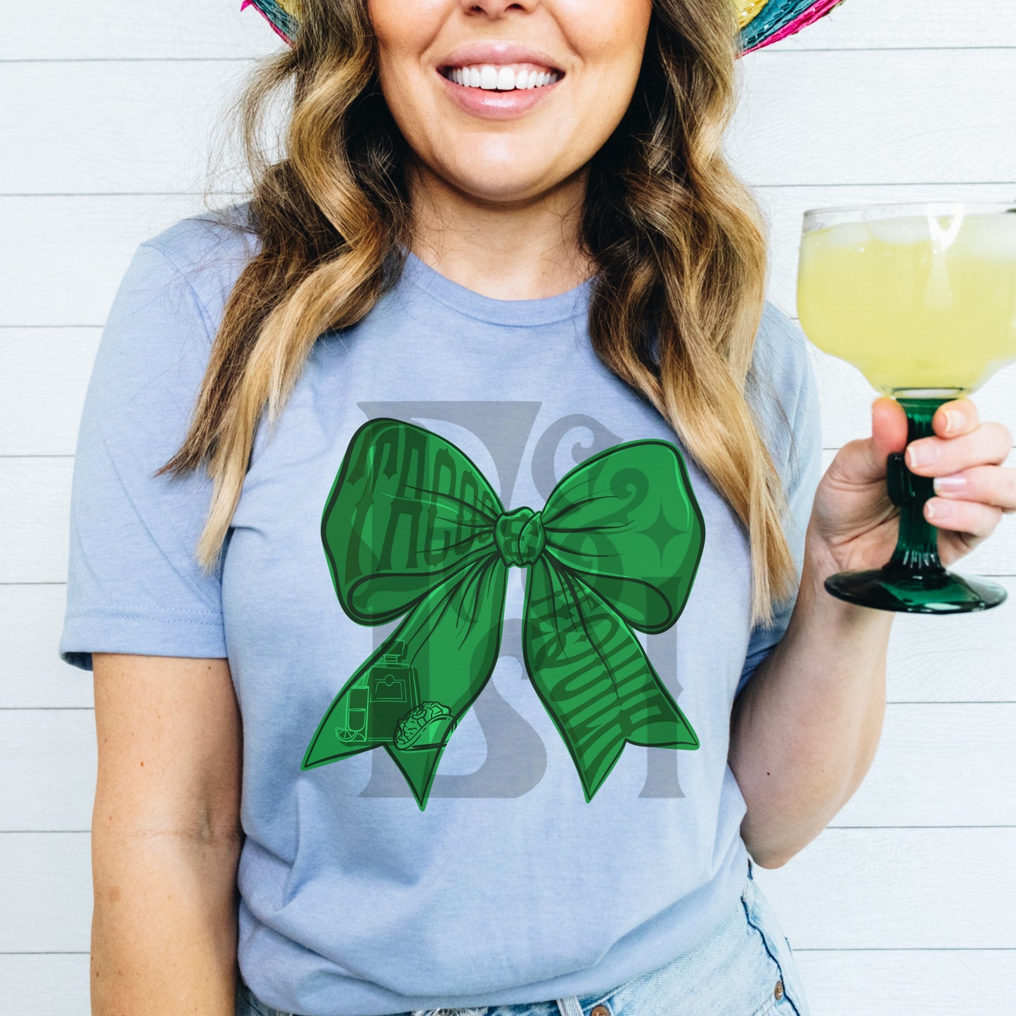 Tacos & Tequila Bow Green Digital Download