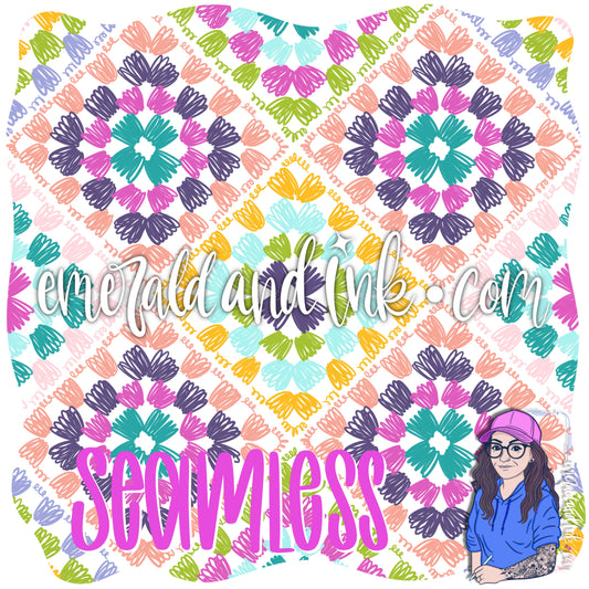 Granny Square Doodle Seamless JPG