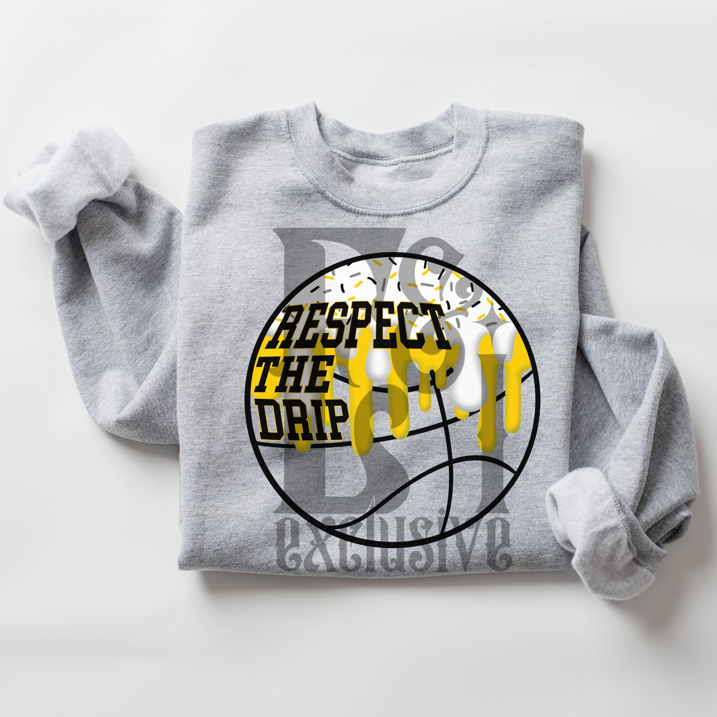 Respect The Drip Digital Download - Black/Yellow Gold Basketball