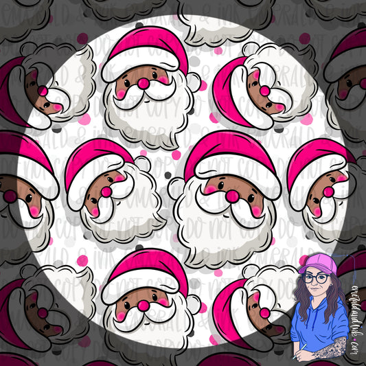 Cute Santa Dark Skin Seamless JPG Download