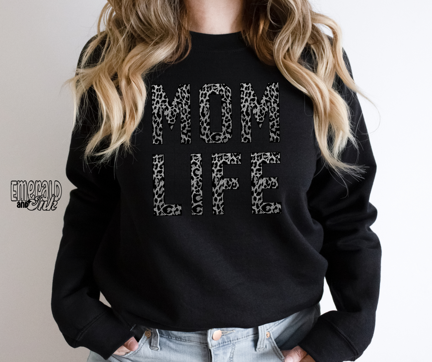 Mom Life (leopard print) - DTF Transfer*TAT 7 biz days