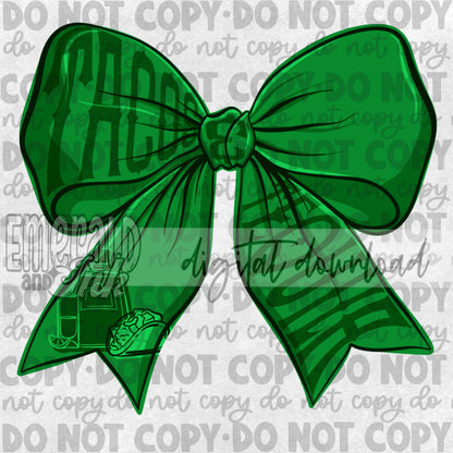 Tacos & Tequila Bow Green Digital Download