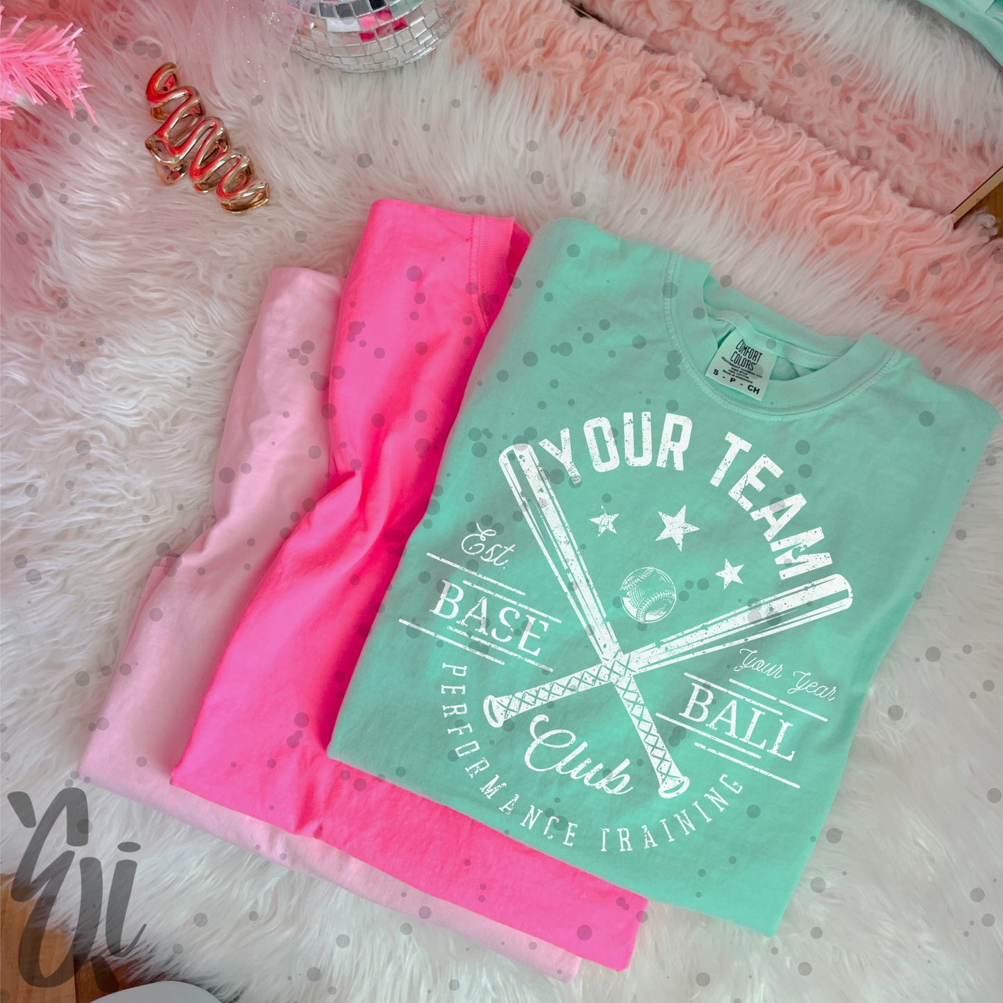 Custom Team Baseball Club PNG Digital Download