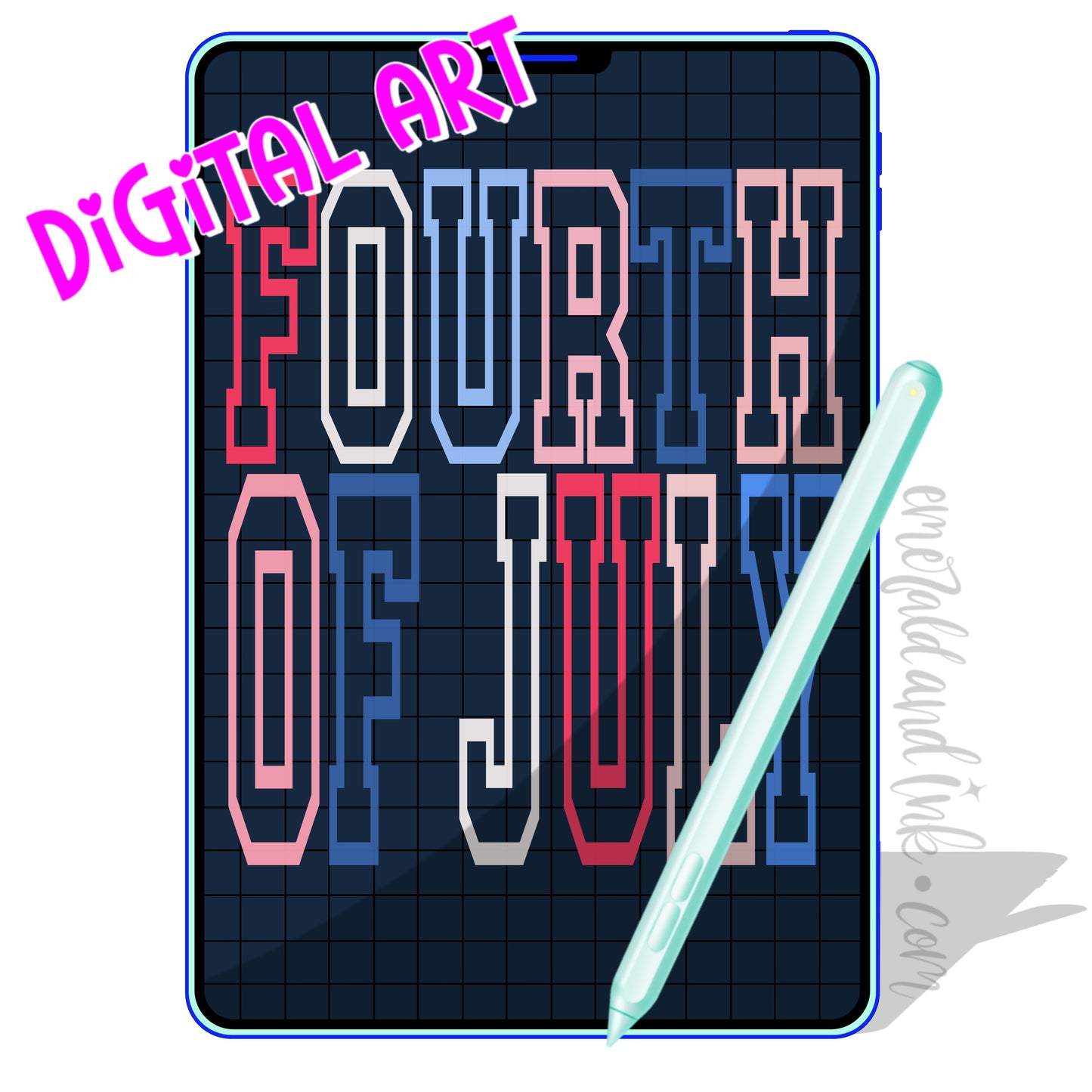 FOURTH OF JULY Varsity - Digital Download