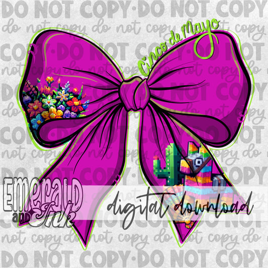 Cinco de Mayo Bow Digital Download