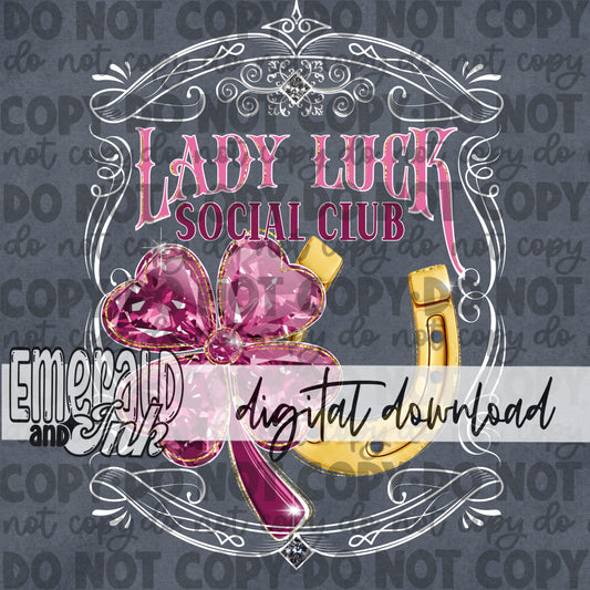 Lady Luck Social Club Digital Download