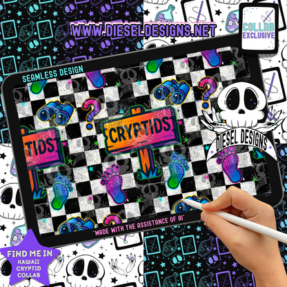 Kawaii Cryptid Collab by Diesel Designs + EMERALD & iNK