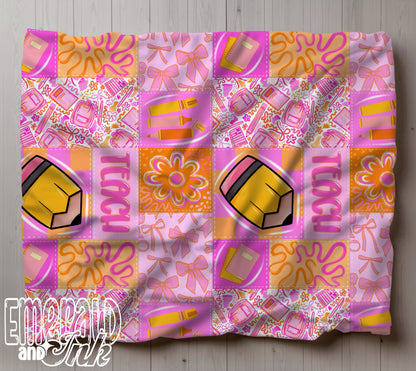 Teach Doodle Patchwork JPEG File