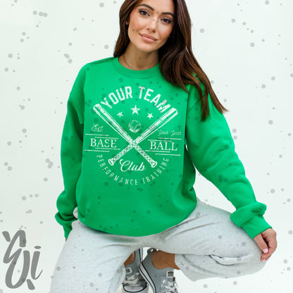 Custom Team Baseball Club PNG Digital Download