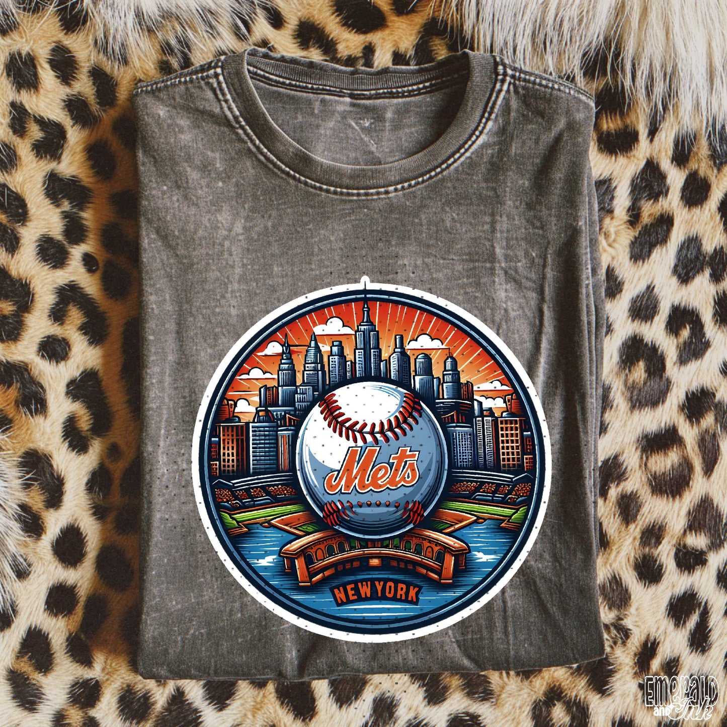 NY Orange Baseball City - DTF Transfer