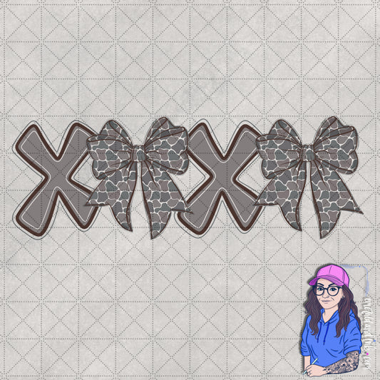 XOXO Camo PNG