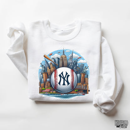 New York Baseball City Blue - DTF Transfer