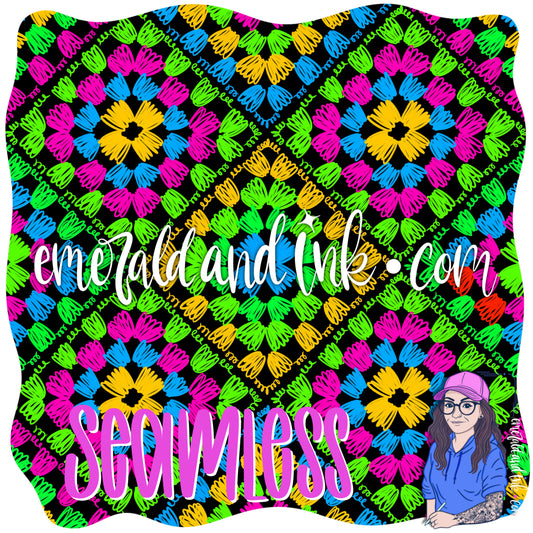 Granny Square Doodle Seamless JPG