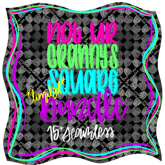 NOT UR GRANNY’S SQUARE Seamless Bundle