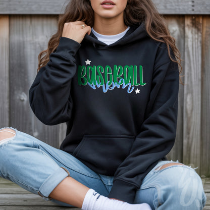 Baseball Mom Hand Lettered Custom Digital