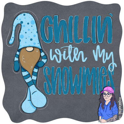 Chillin’ With My Snowmies PNG