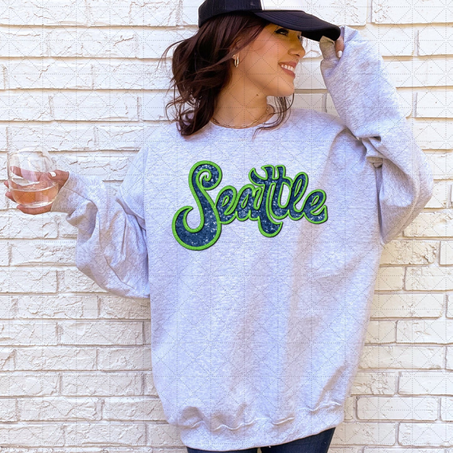 Seattle Faux Embroidery PNG