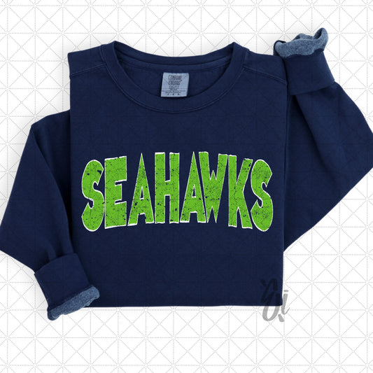Seahawks Distressed PNG