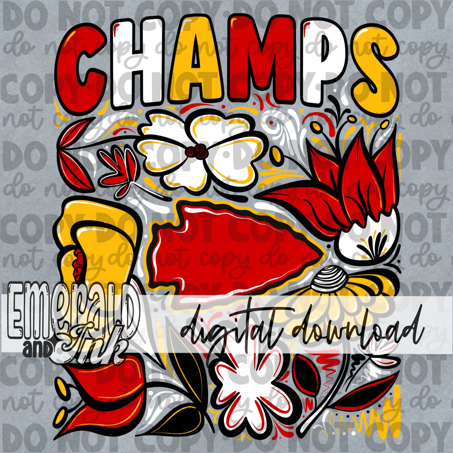 Champs Football Team KCC Digital Download