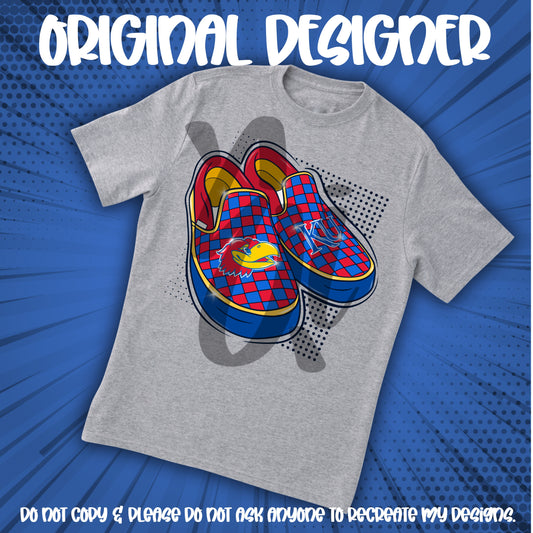 *ORIGINAL DESIGNER* JHawks Collegiate Shoes - DTF Transfer