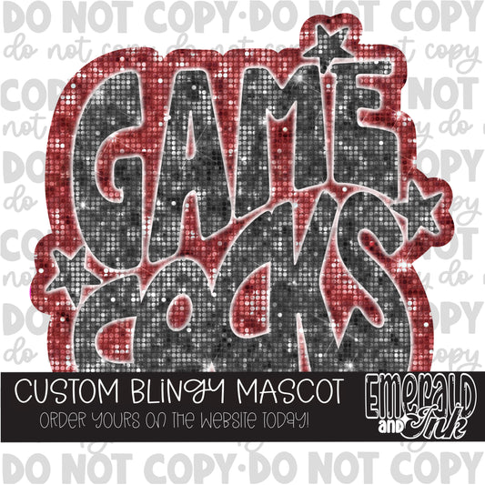 Gamecocks Blingy (garnet & black) - Digital Download